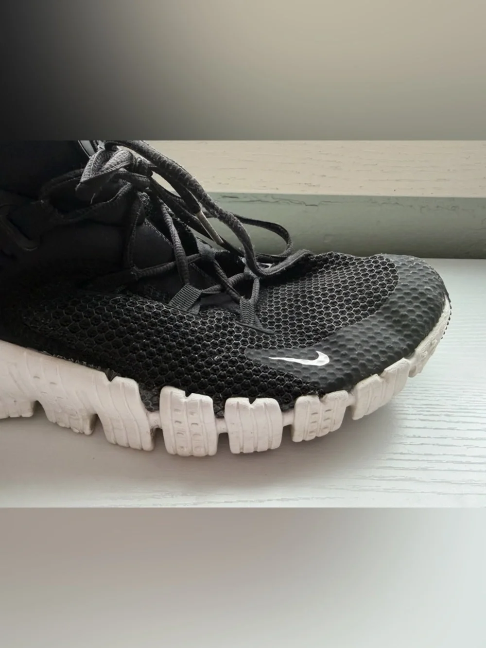 Nike Free Metcon 4 Black White Training Shoes Mens Size 11.5 CT3886-010 - Picture 7 of 16
